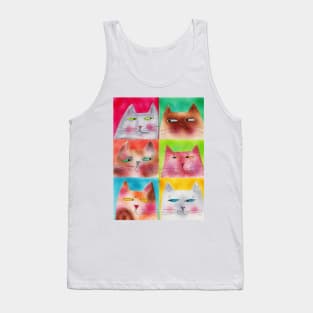 Stacked Cats Tank Top